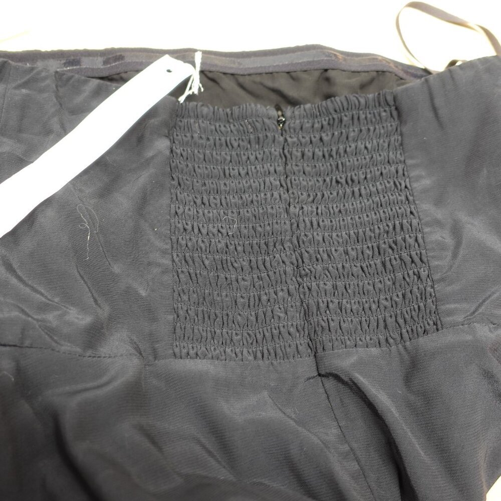 Avec Les Filles Skirt Over Pants Jumpsuit Strapless in Black Women's size 2 NWT - Picture 10 of 12